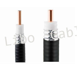 Coupling Leaky Feeder Cable For Metro Stations , 1-5 / 8 Inches Helix Copper Tube Radiating Cable